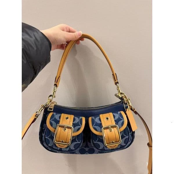 2026 Designer Women's Bag Fashion Leisure Retro Underarm Bag Knight Bag Single Shoulder Crossbody Mahjong Bag