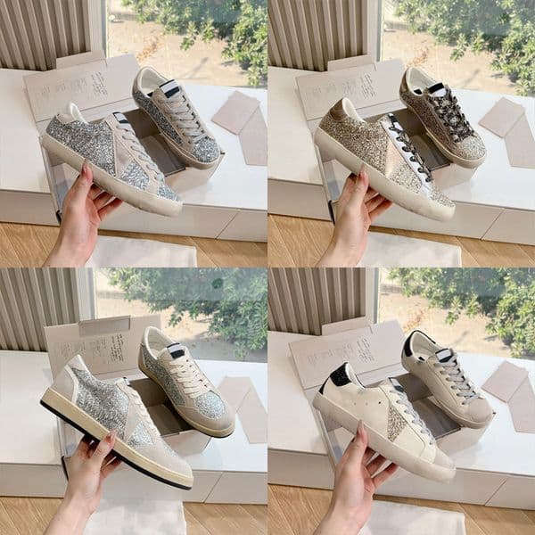 Classic Dirtys Sneakers Super Star Trainers Casual Shoes Distressed Lace Up Unisex Running Shoes Men Leather Lace Up Sport Shoes 1026