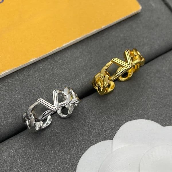 Luxury designer Rings Women Gold Plated Silver Plated Crystal Love Wedding Jewelry Supplies Ring Fine Carving Finger Ring