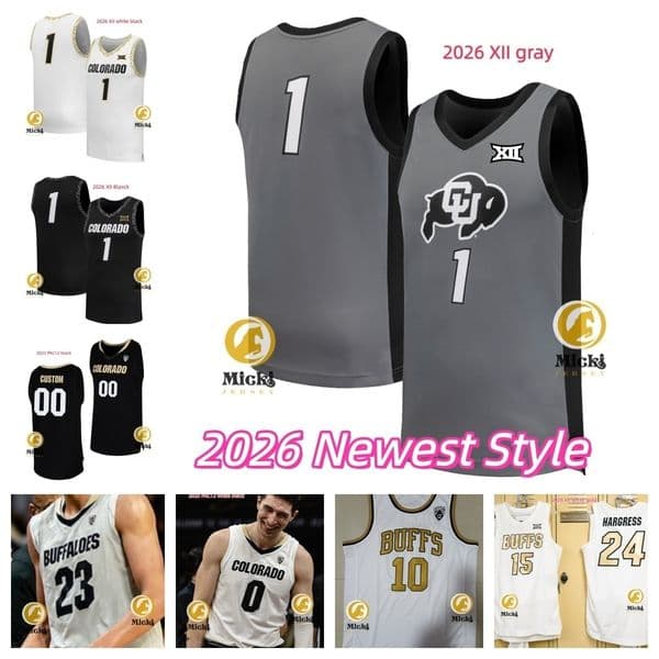 Ian Inman Colorado Buffaloes Basketball Jersey 6 Trevor Baskin 40 Grady Whitt 50 Elijah Malone 42 Andrew Crawford 41 Nick Randall Custom Stitched Colorado Jerseys