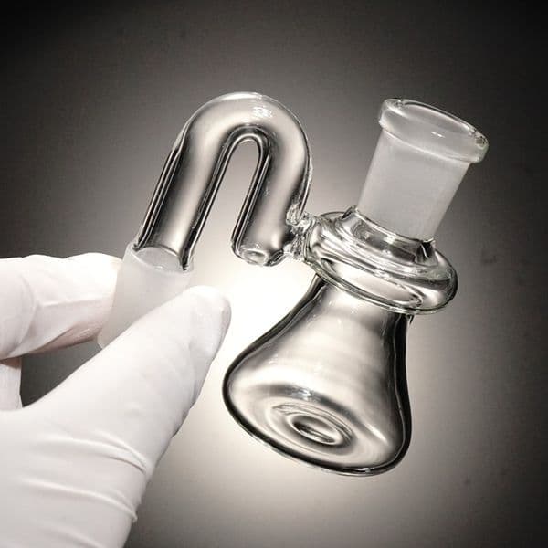 14mm 18mm Male 90° Mini Dry Ash Catcher Reclaim Collector for Water Pipe Bong Bubblers