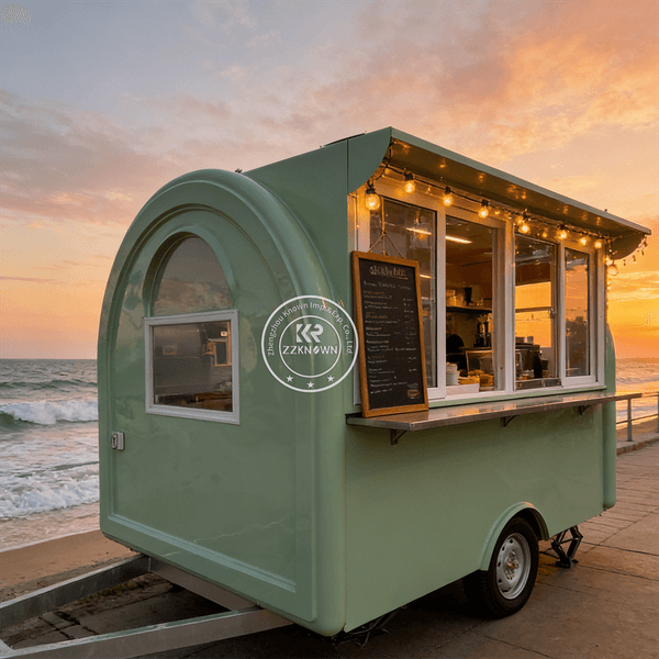 Concession Food Truck Mobile BBQ Catering Trailer Street Mobile Food Trailer With Full Kitchen Equipments For Sales