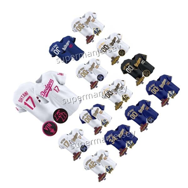 Shohei Ohtani - 17 Dodgers baseball Jersey 2025 World Series Men Yamamoto 18 Freddie Freeman 5 Sasaki 11 Mookie Betts 50 Max Muncy 13 Valenzuela 34 Tucker 23 S-4XL
