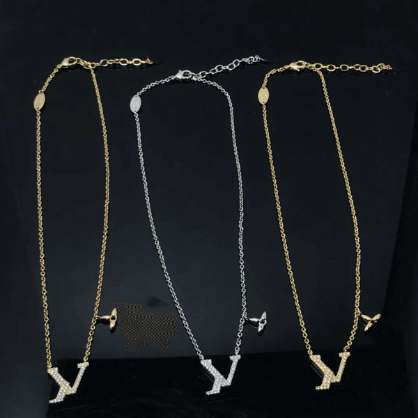 Necklace Designer High Quality Titanium Steel Gold Jewelry Fashion Designer bracelet Necklace Gift Mens Womens Long Letter Chains Necklaces Golden Chain Jewlery