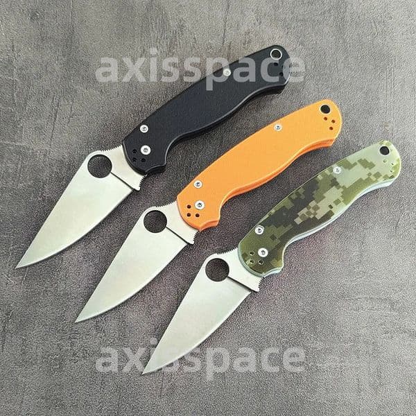 Outdoor C81 Pocket with 440C Blade G10 Handle Ideal for Camping Portable Barbecue and Meat Cutting Practical Fishing Knife