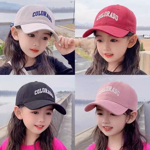 Children's Four Seasons Fashion Versatile Girls' Stylish Korean Version Sunshade Baseball Cap Boys' Sun Hat Trendy ddmyshoesvip