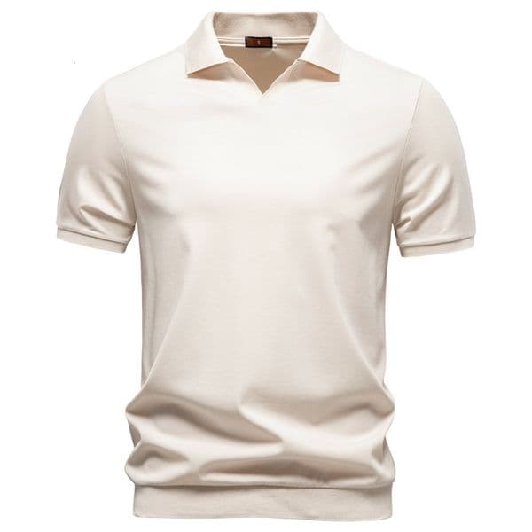 Spring/summer New Tencel POLO Shirt In Old Money Style Silky And Hoodie Draped Business Men's Seagull Polo Shirt Collar Polo Shirt