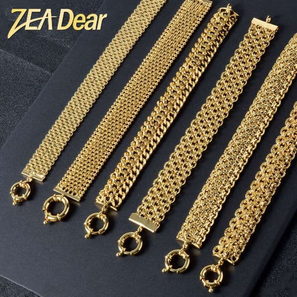 does not fade jewelry multi-chain accessories, watch chains, DIY necklaces, bracelets, fashionable hip-hop versatile accessories wholesale