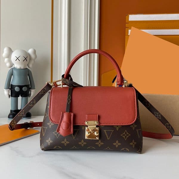 Evening Bags Top Handle Shell Handbag Allmas with Luxury Carrying Bag BB Backband Womens Classic Printed Leather Shoulder Bag Mens Wallet Cross body Handbag