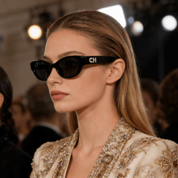 New Designer Sunglasses Women Trend Cat Eye Curved Surface Lens Glasses Shining Men Womens Luxury shades sun glasses for women Y2K spicy girl