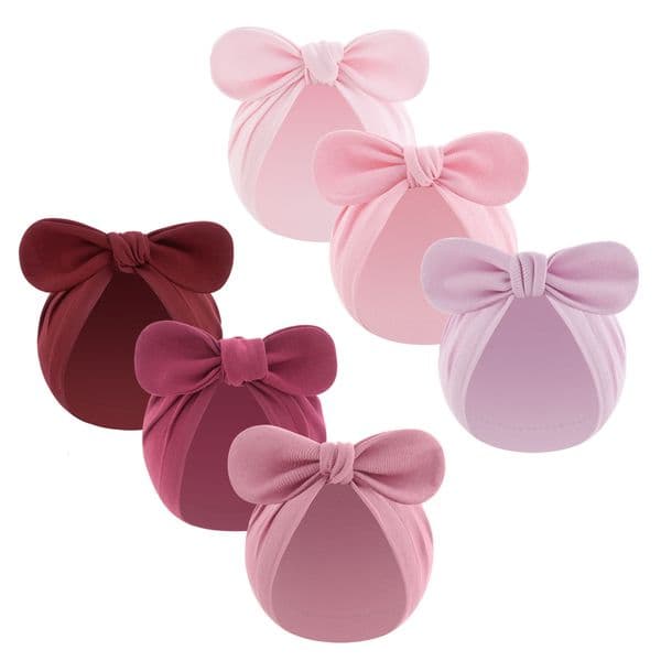New children's solid color headscarf Indian baby knotted hat, ins European and American wholesale rabbit ear pullover hat ddmyshoesvip