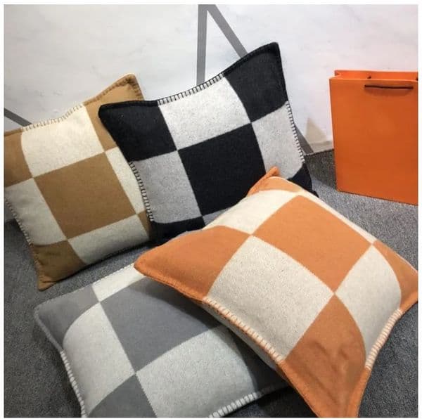 Letter designer Avalon pillow throw pillow bedding home room decor pillowcase couch sofa orange car thick cashmere