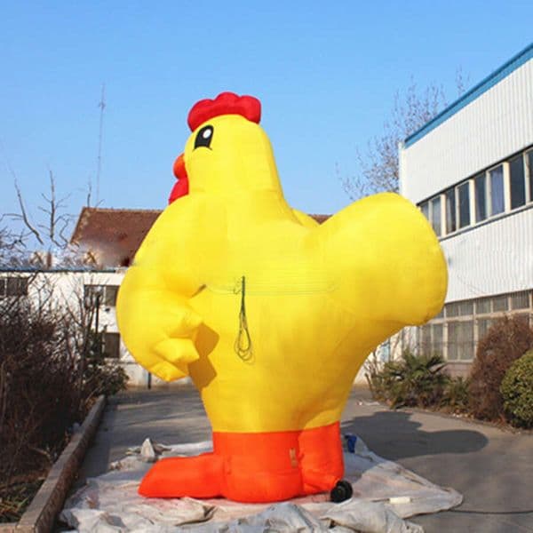 wholesale Attractive Inflatable Chicken Air Blown Rooster Cock Model Giant Blown Up Animals For Outdoor Events Decorations Ask about the price
