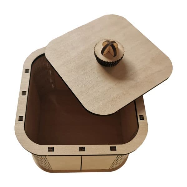 Creative Wooden Gift Boxes, Laser-Cut Home Decor Items