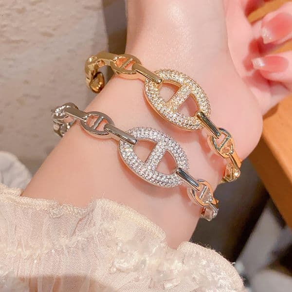 Bracelet Pig Nose Bracelet Slim Waist Minimalist High-End Jewelry Bracelet