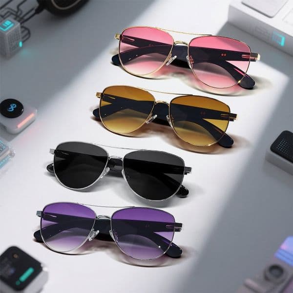 GT32 400 Smart Wireless Music Ai Sunglasses with AI Assistant Speaker Video Recording Smart Audio Sunglasses