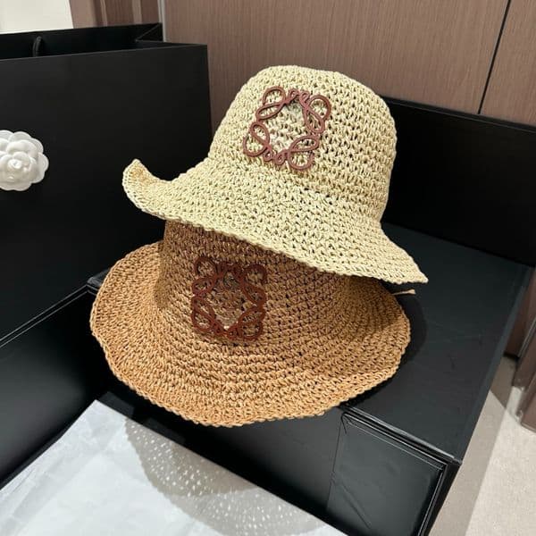 Sun Hat Hats Designers Women Woven Grass Wide Brim Fisherman Hat Bucket Hat Designer Bucket Hat Chapeau Breathable Sunscreen Large Brim Beach Vacation