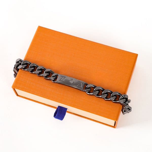 Designer Men and Women Hip Hop High Quality Titanium Steel Ancient Bar Bracelet Fashion Trend Festival