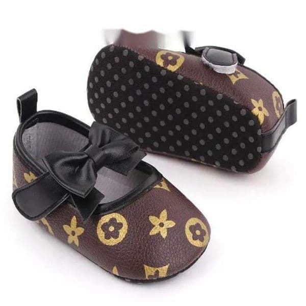 Designer Infat Newborn Girl First Walkers Butterfly Knot Princess Shoes For Baby Girls Soft Soled Flats Moccasins
