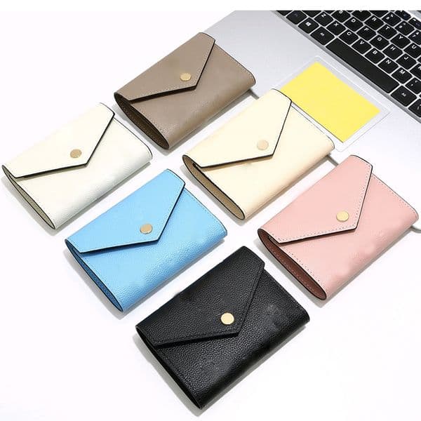 colorful print compact purse Practical clutch Card Holder card case organizer Compact tri-fold wallet Canvas Credit Women's purse Coins purse wallets
