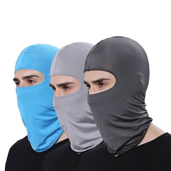 Unisex Balaclava Face Mask Ski Full Face Mask Hood Tactical Snow Motorcycle Running Cold Weather Summer Cooling Neck Gaiter UV Protector W0113