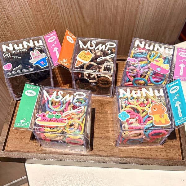 Dopamine Boxed Children's Candy-Colored Ties, Gentle on Hair, Durable and Highly Elastic Hair Accessories ddmyshoesvip