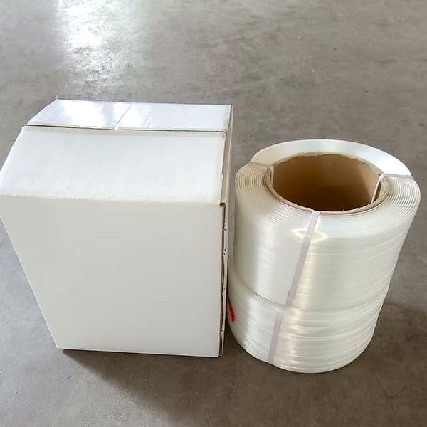Consulting prices,Customized flexible fiber packaging tape, white polyester packaging tape, bundling tape, wholesale fiber tape in large quantities