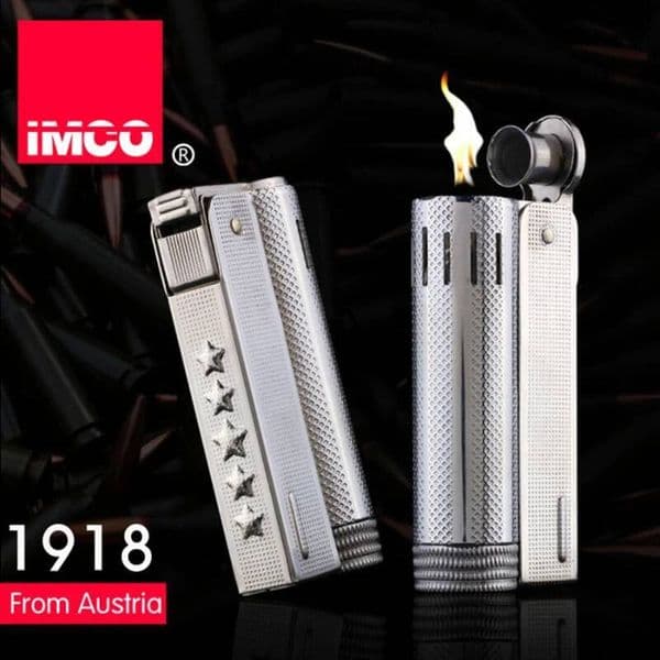 100% IMCO Authentic Retro Metal Kero Sene Lighter Windproof Men's Smoking Gift Collection
