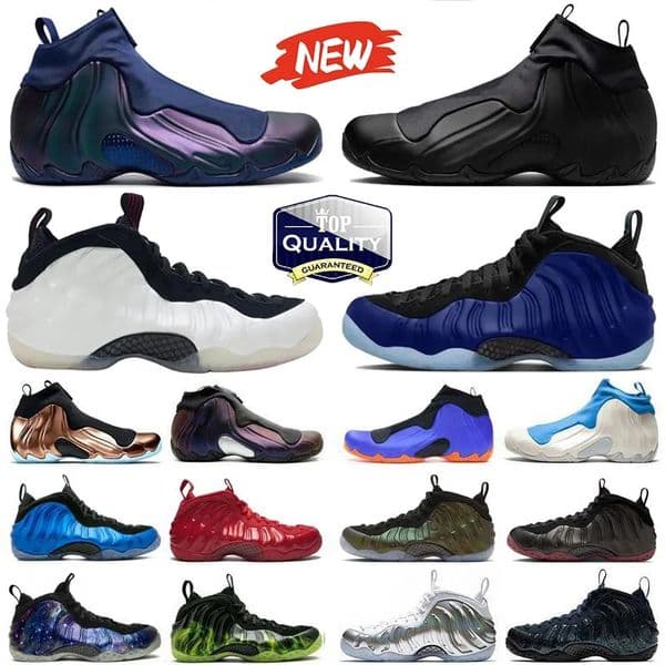 Designer foamposits One Penny Mens Basketball Shoes Deep Royal Carbon Fiber Cough Drop Red October Pine Green Galaxy ParaNorman Men trainers Sports Sneakers 40-47