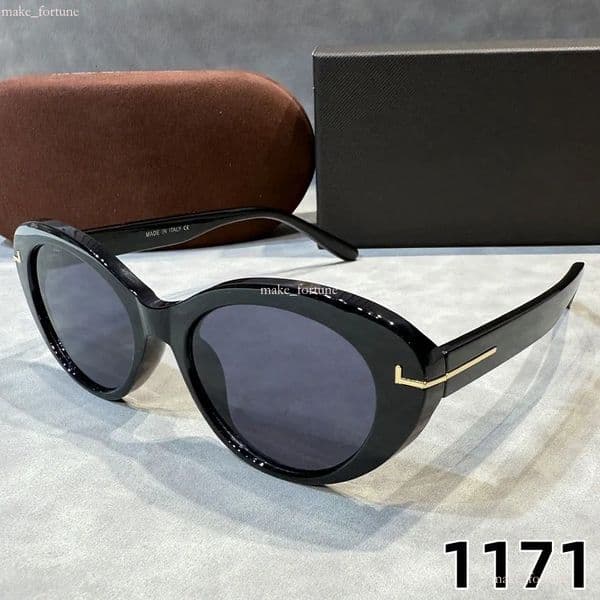 Sunglasses For Women Designer Tf Man Ellipse Glasses Designer Goggle Beach Recreation Sunglasses Classic Frame Design Uv400 Original Box B2a