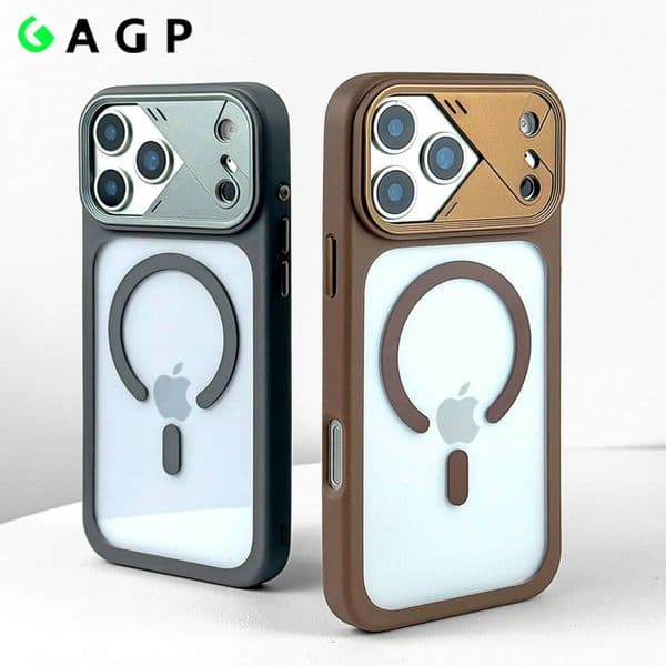 Luxury Magsafe Magnetic Transparent For iPhone 17 16 15 Pro Max Shockproof Hard PC Cover for iphone17promax Case