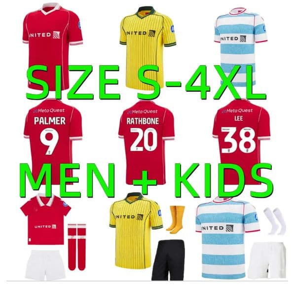2025 2026 Wrexham soccer jerseys 25 26 Ollie Mullin Jay Rodriguez Palmer Jack Marriott Sam Smith Steven Fletcher Ryan Rathbone football shirt MEN kits uniforms