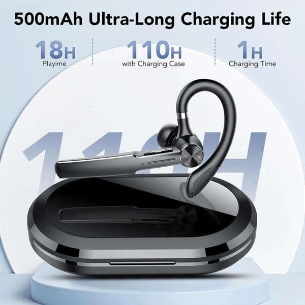 Bluetooth Headphones Wireless Over-Ear Non-In-Ear Business Noise Cancelling Sports Waterproof Q19