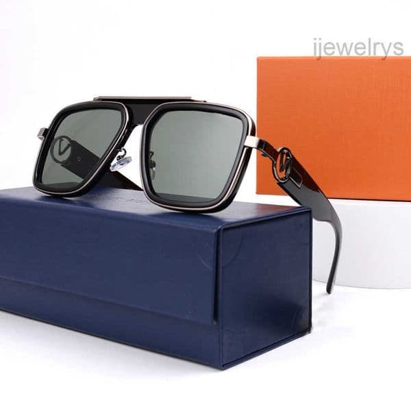 High Quality Designer Sunglasses for Men Women New Large Frame Goggles UV400 Advanced Polarized Glasses