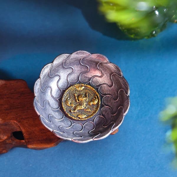 Original museum-style antique refrigerator magnets, magnetic attraction for tourist attractions, creative national trend ancient style metal crafts,