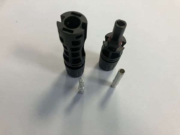 20 pairs solar solid core MC4 connectors 50A with 2mm2 ,4mm2 ,6mm2 cable