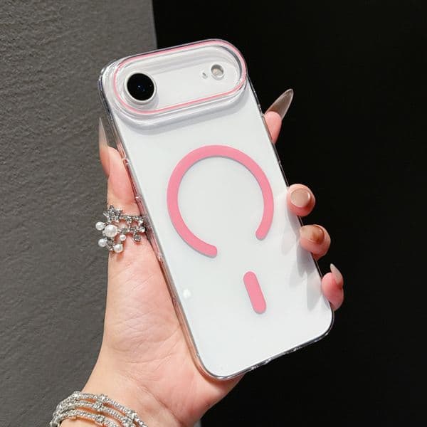 Luxury Shockproof Wireless Charge Case iPhone 17 Pro Max 17Pro 17ProMax Cover For iphone17 Air Magnetic Clea