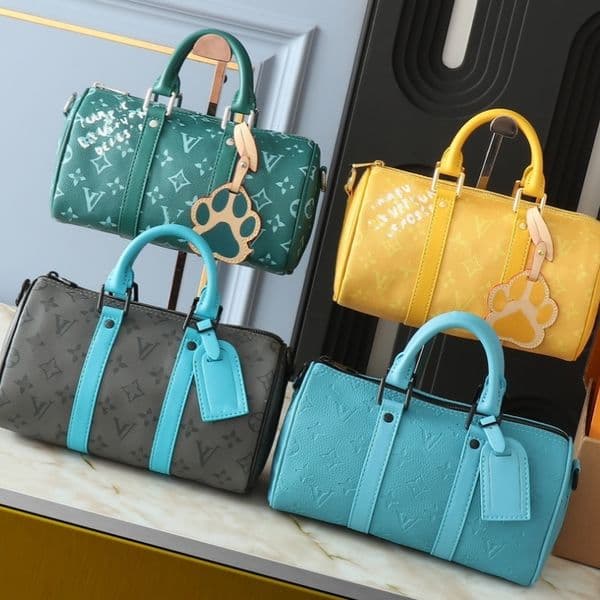 25cm Mini Carryall Duffle Bag Luxury Barrel Bag Golf Series Travel Handbag Keepall 25 Shouder BB Polka bag Unisex Crossbody Shoulder bag