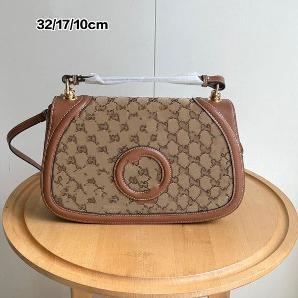 Big, Medium, Small Blondie handle bag Designer Shoulder Bag Totes bags Chain bags Clutch Flap caviar Handbag Check Velour Thread Purse Double Letters Solid Hasp Waist
