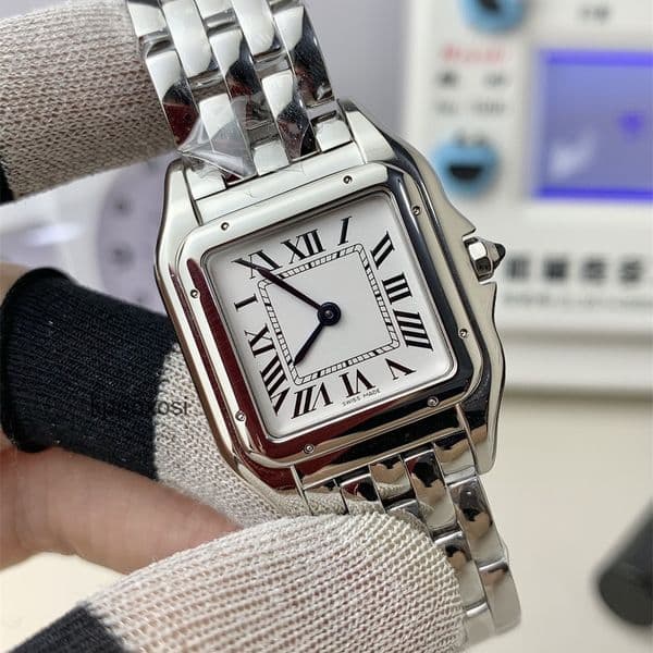 Top quality panthere watch watch women designer mens watch super clone watch swiss quartz movement 316L strap sapphire glass 23mm 27mm 19mm with box EEX5