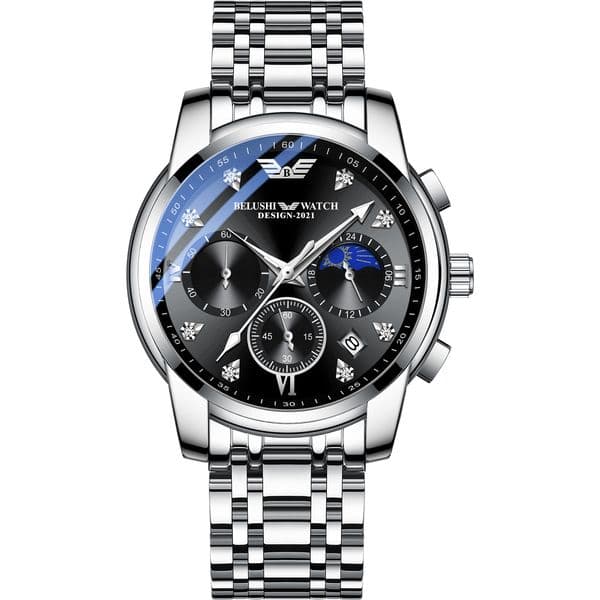 New 13th Generation Upgraded Foreign Trade Business Luminescent Waterproof Men's 2Quartz Watch Wholesale