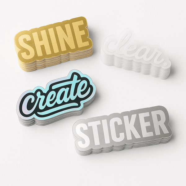 Custom Die Cut Vinyl Stickers Printing Adhesive Pvc Label Company Logo Design Cartoon Froster Stickers 1000 PCS Per Lot