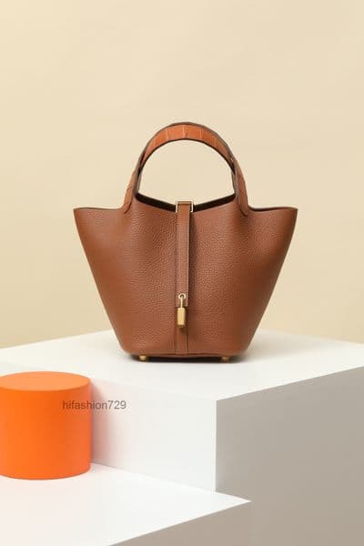 10a Top quality picotins lock bag designer bag shoulder bag bags for women luxury taurillon clemence calfskin wax thread hand sewn tote bag 18cm 22cm handbag WW7U