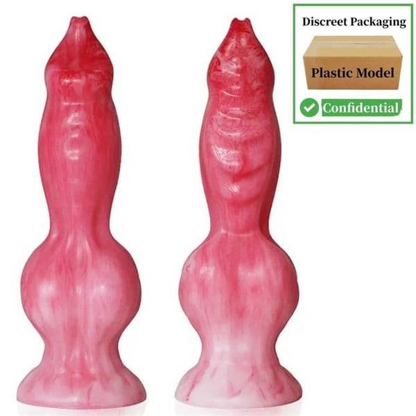 Realistic Dog Knot Dildo XXL Big Dog Penis Soft Silicone Anal Butt Plug XL Anal Dilator Sex Toys for Women Female Masturbation