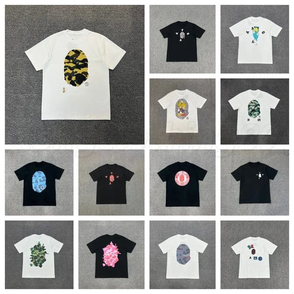 Mens tshirt Tops Designer Cotton T-Shirts Short Sleeves Sharks Tshirts Clothing Street Clothes High quality Fashion Tees 81