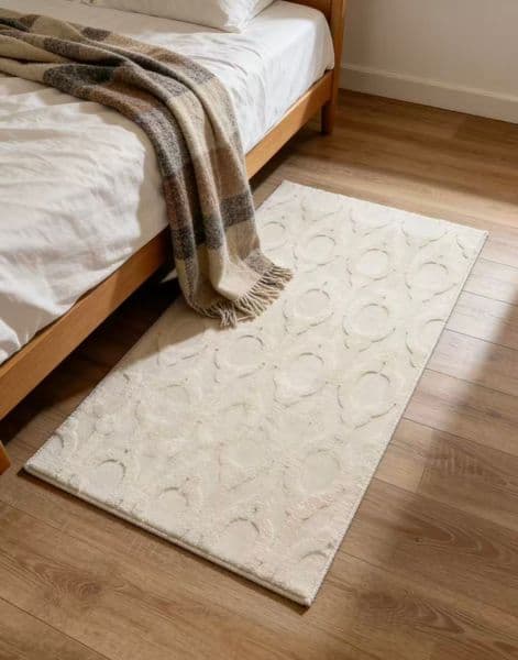 Luxury Floor Mat Crafted from Synthetic Animal Skin-Like Material