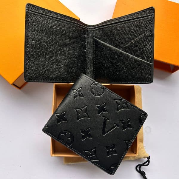 10A Designers MULTIPLE Wallet Paris Plaid Style Mens billfold Women Purse High-end Water ripple flowers SLENDER Wallets handbag With box dust bag