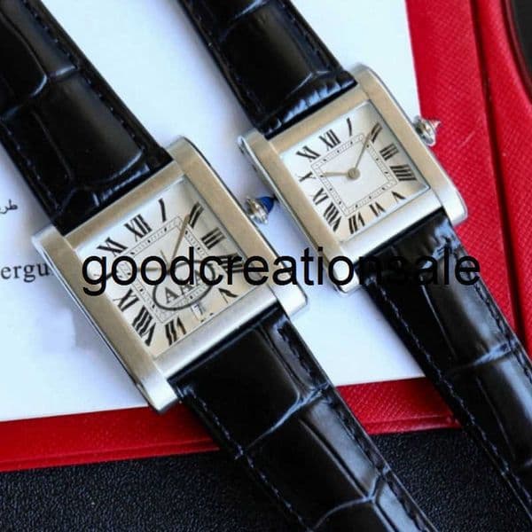 Premium Luxury Watch C Style Fashionable Tank Square Womens Watch Simple and Elegant Ultra-thin Waterproof Quartz Wristwatch