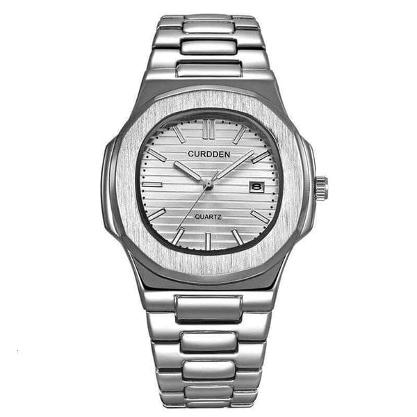 Genuine CURDDEN Brand Watches Men Fashion Luxury Stainless Steel Business Calendar Qaurtz Wristwatches Montres Marque de Luxe