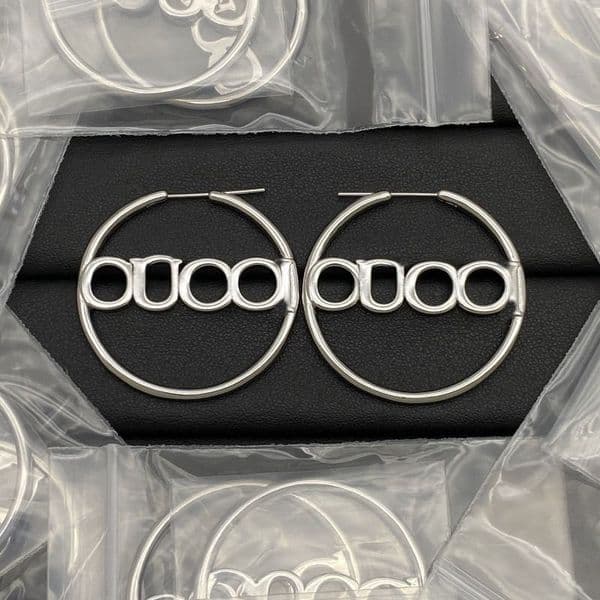 Earrings Letters Designer Brand Wedding Hoop gold silver plated Crystal Jewelry for Women Party Gift with box